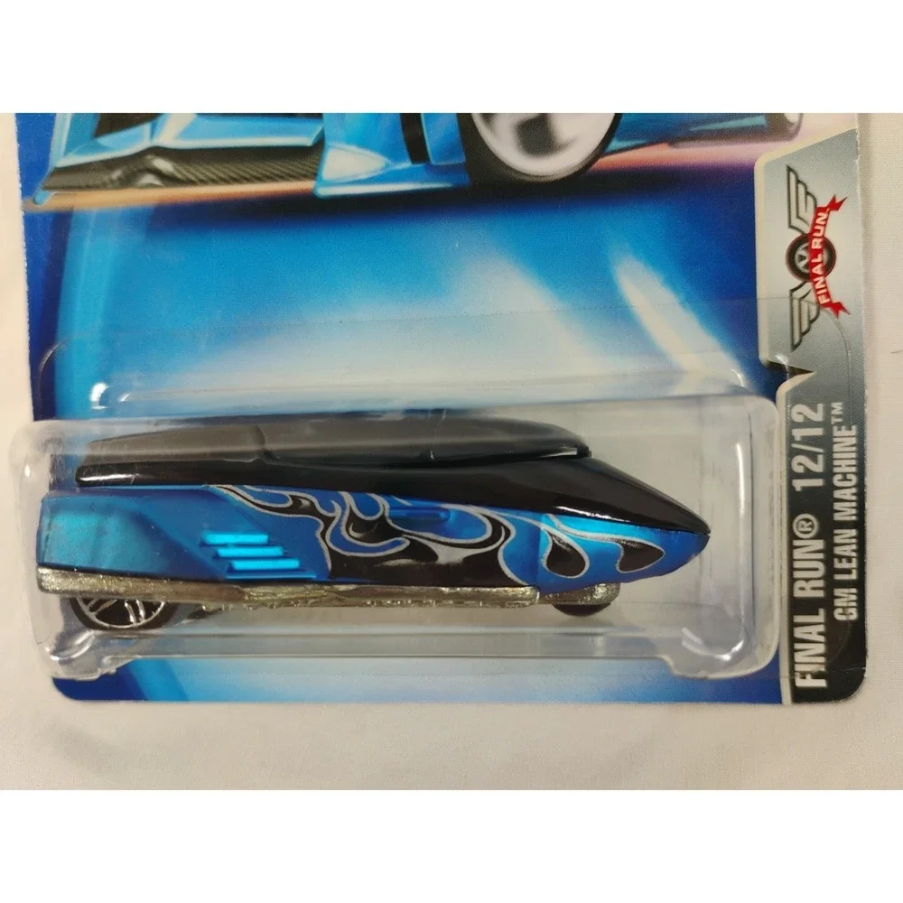 2003 Hot Wheels #206‎ Final Run 12/12 GM LEAN MACHINE Blue-Black w/Chrome